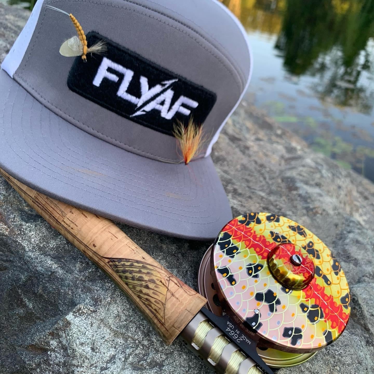 FlyAF Elite Series Snapback - White/Charcoal