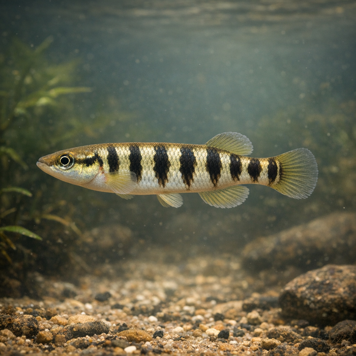 Banded topminnow: Facts, Records, and How to Catch Them | FishyAF Species #