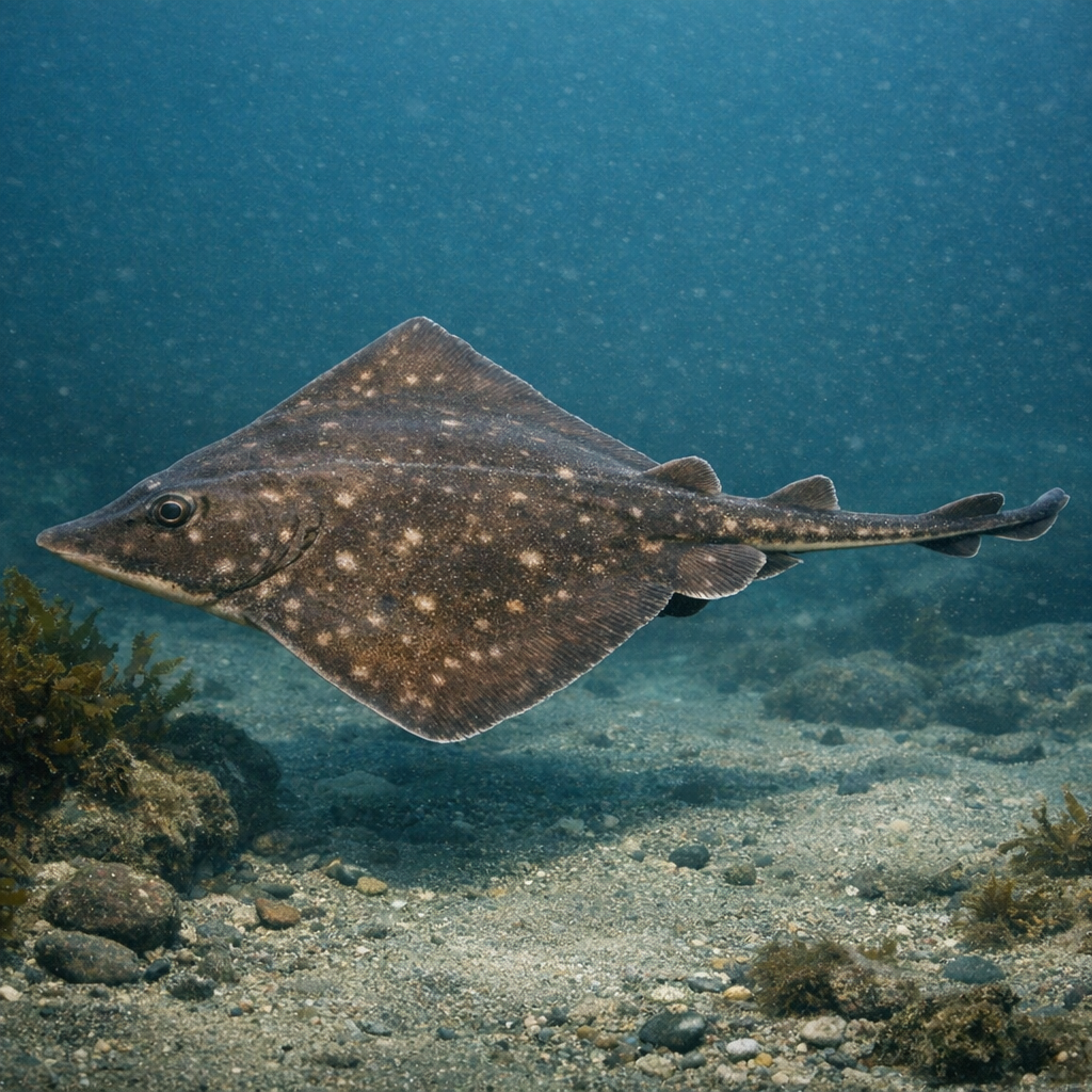 Barndoor skate: Facts, Records, and How to Catch Them | FishyAF Species #