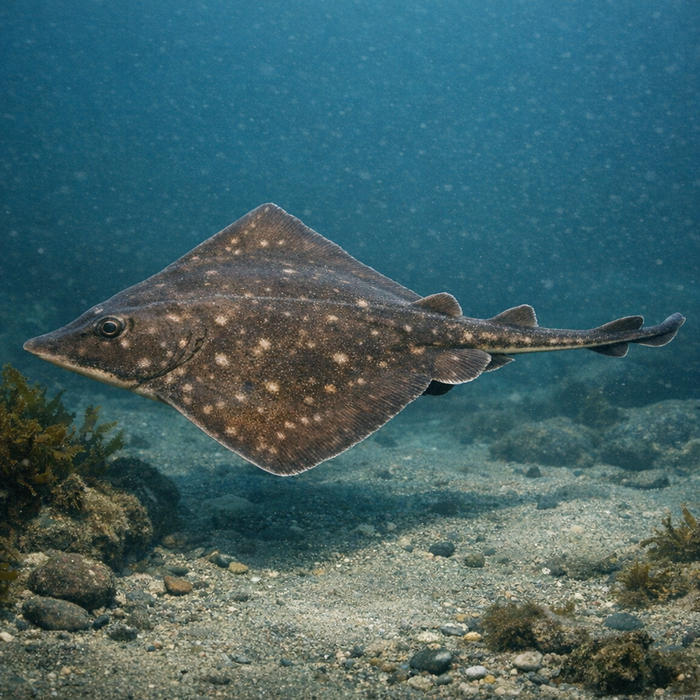 Barndoor skate: Facts, Records, and How to Catch Them | FishyAF Species #