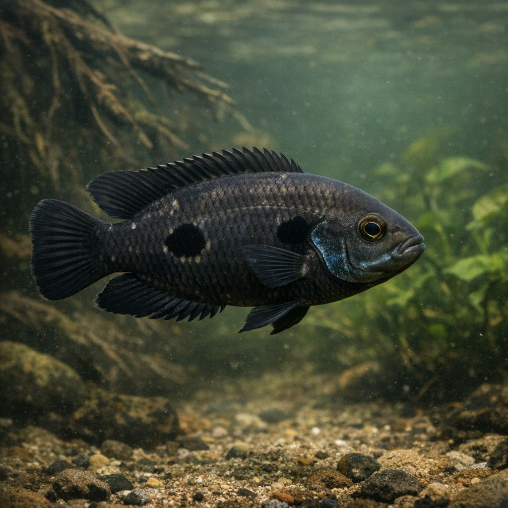 Black acara: Facts, Records, and How to Catch Them | FishyAF Species #