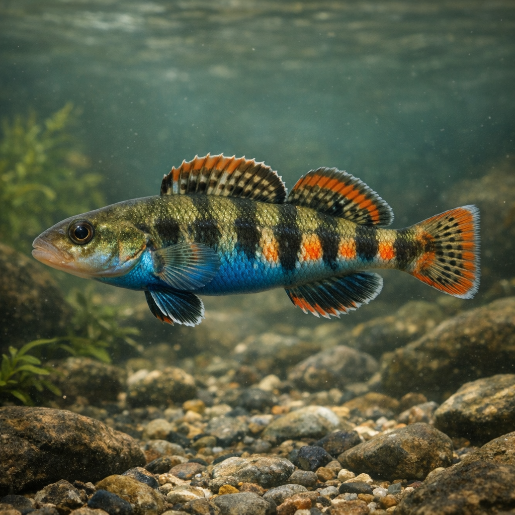 Bluebreast darter: Facts, Records, and How to Catch Them | FishyAF Species #