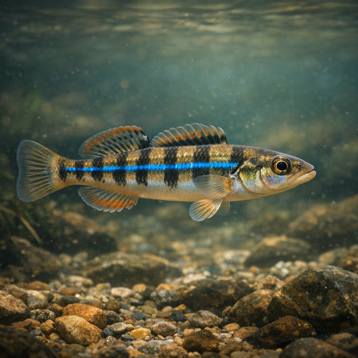 Bluestripe darter: Facts, Records, and How to Catch Them | FishyAF Species #
