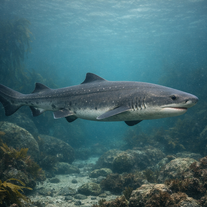 Broadnose sevengill shark: Facts, Records, and How to Catch Them | FishyAF Species #