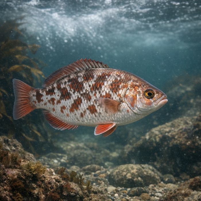 Calico surfperch: Facts, Records, and How to Catch Them | FishyAF Species #