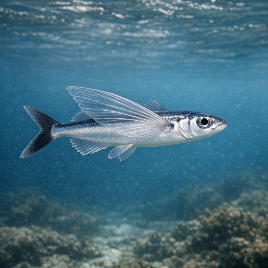 Clearwing flyingfish: Facts, Records, and How to Catch Them | FishyAF Species #