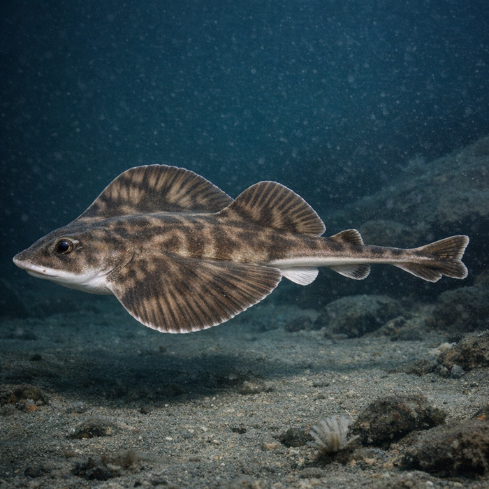 Fanfin skate: Facts, Records, and How to Catch Them | FishyAF Species #