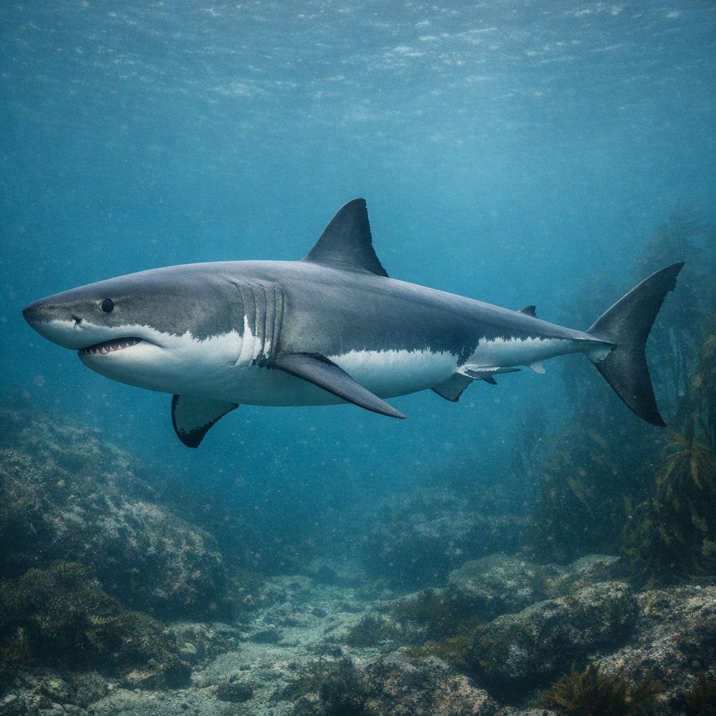 Great white shark: Facts, Records, and How to Catch Them | FishyAF Species #
