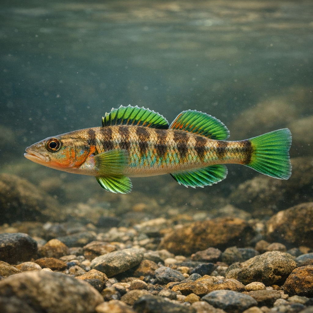 Greenfin darter: Facts, Records, and How to Catch Them | FishyAF Species #