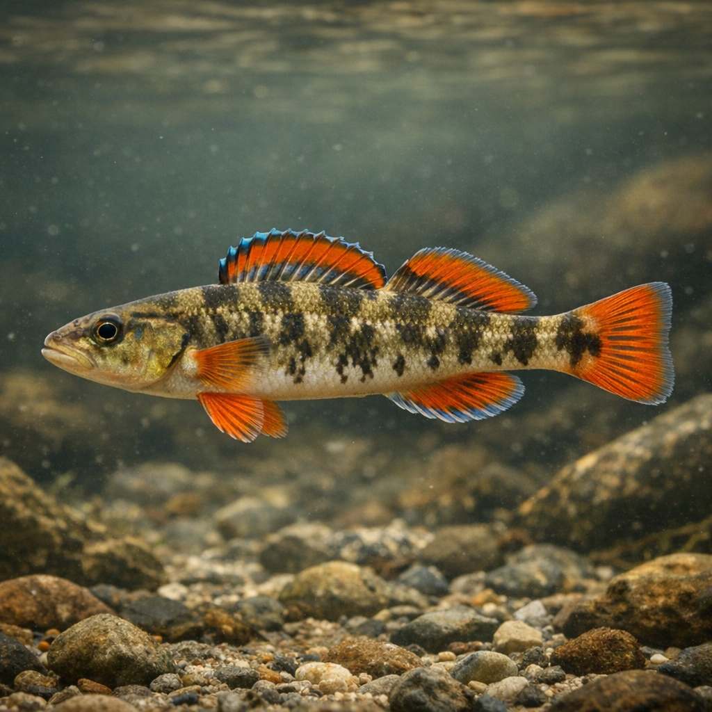 Orangefin darter: Facts, Records, and How to Catch Them | FishyAF Species #