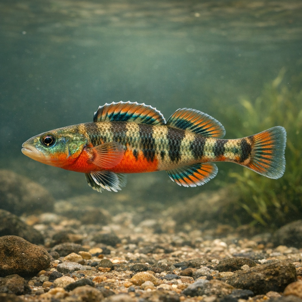 Orangethroat darter: Facts, Records, and How to Catch Them | FishyAF Species #