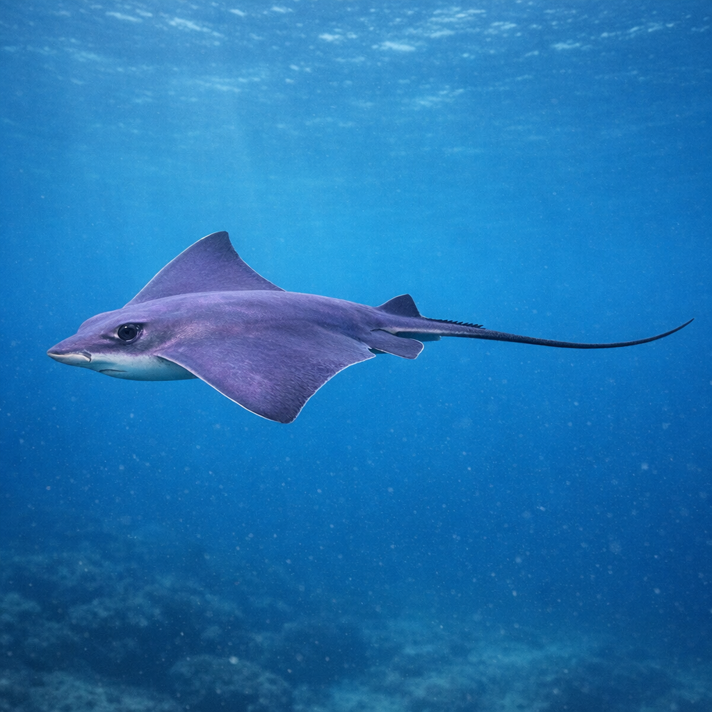 Pelagic stingray: Facts, Records, and How to Catch Them | FishyAF Species #