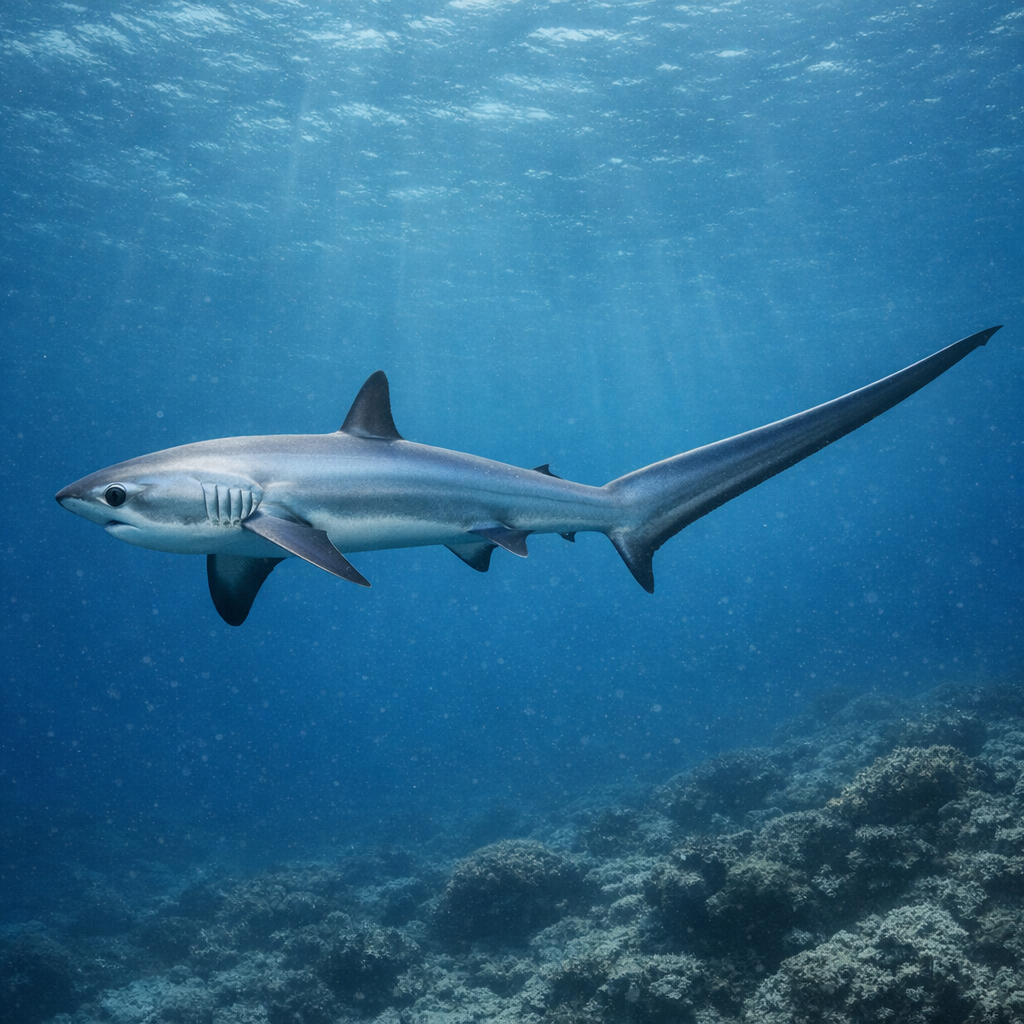 Pelagic thresher: Facts, Records, and How to Catch Them | FishyAF Species #