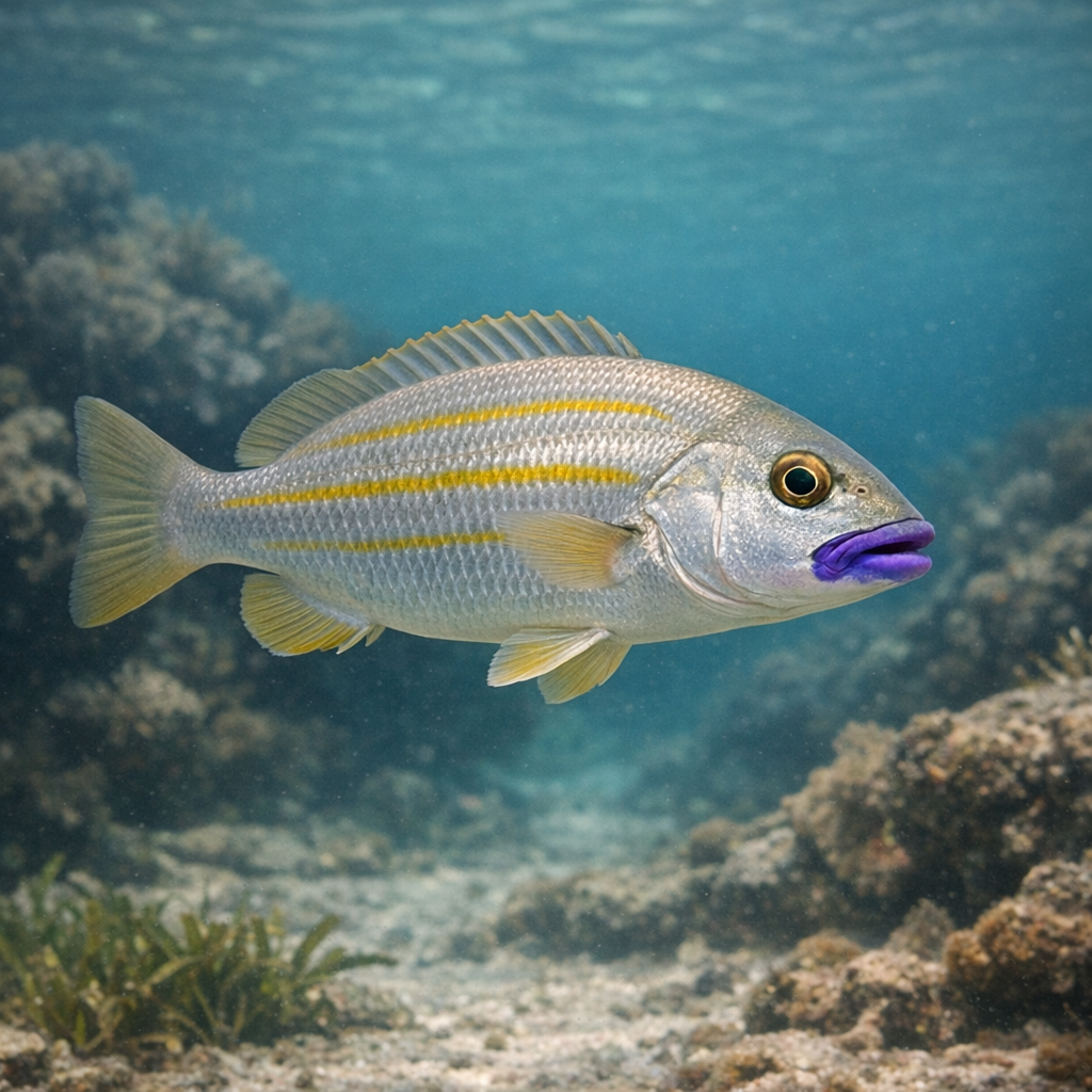 Purplemouth grunt: Facts, Records, and How to Catch Them | FishyAF Species #