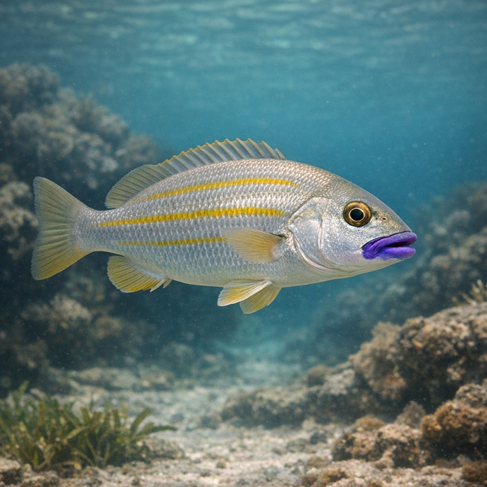 Purplemouth grunt: Facts, Records, and How to Catch Them | FishyAF Species #