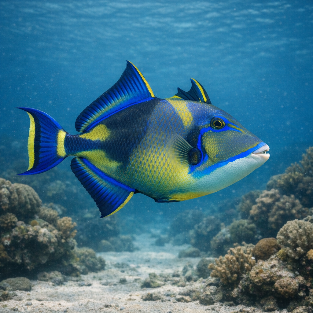 Queen triggerfish: Facts, Records, and How to Catch Them | FishyAF Species #