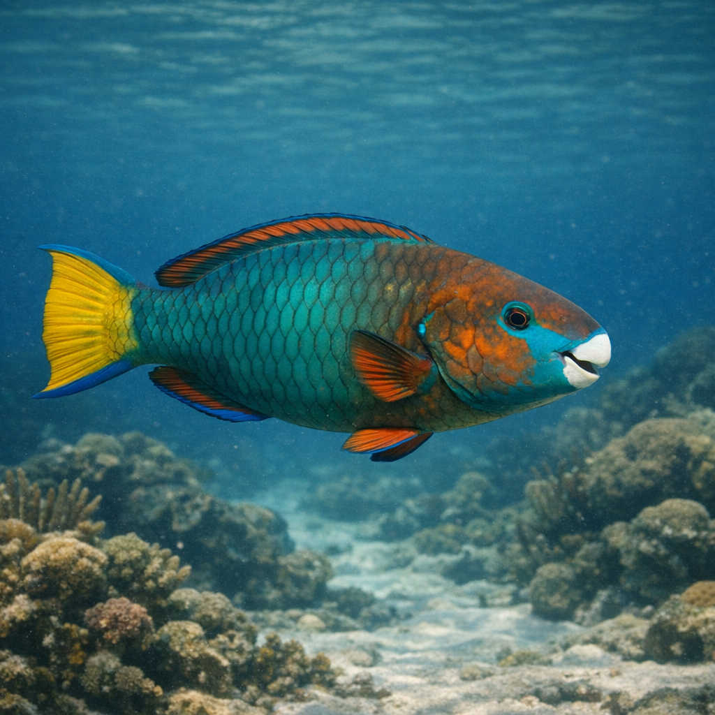 Rainbow parrotfish: Facts, Records, and How to Catch Them | FishyAF Species #