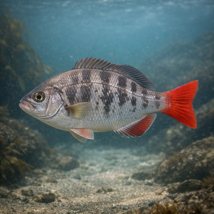 Redtail surfperch: Facts, Records, and How to Catch Them | FishyAF Species #
