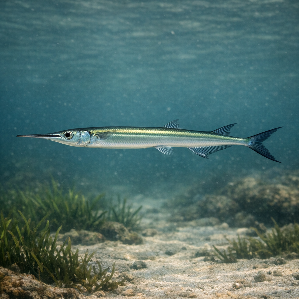 Ribbon halfbeak: Facts, Records, and How to Catch Them | FishyAF Species #