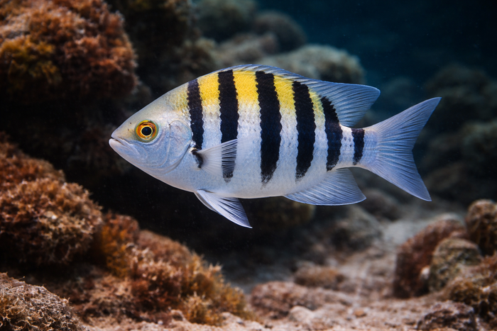 Sergeant Major: Facts, Records, and How to Catch Them | FishyAF Species #352