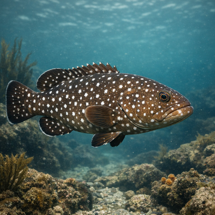 Starry grouper: Facts, Records, and How to Catch Them | FishyAF Species #
