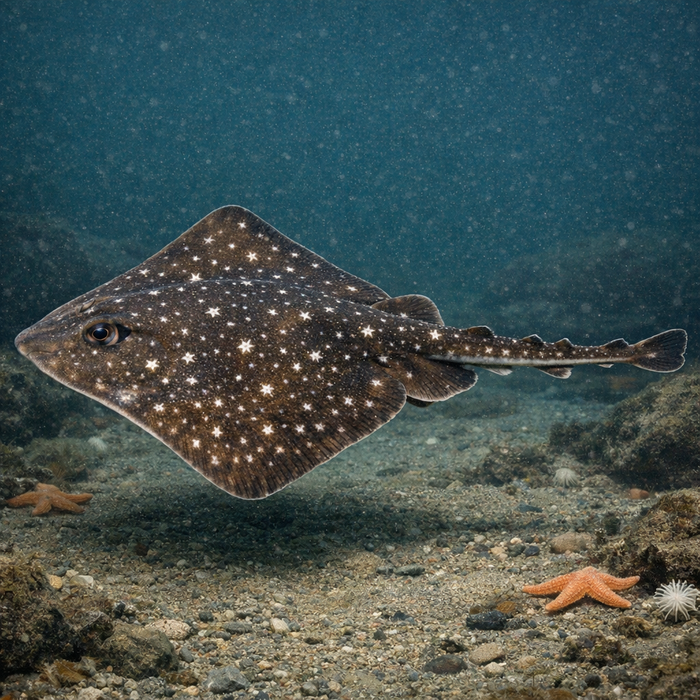 Starry ray: Facts, Records, and How to Catch Them | FishyAF Species #