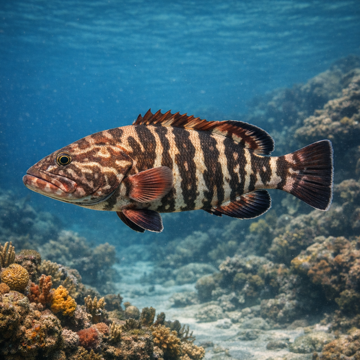 Tiger grouper: Facts, Records, and How to Catch Them | FishyAF Species #