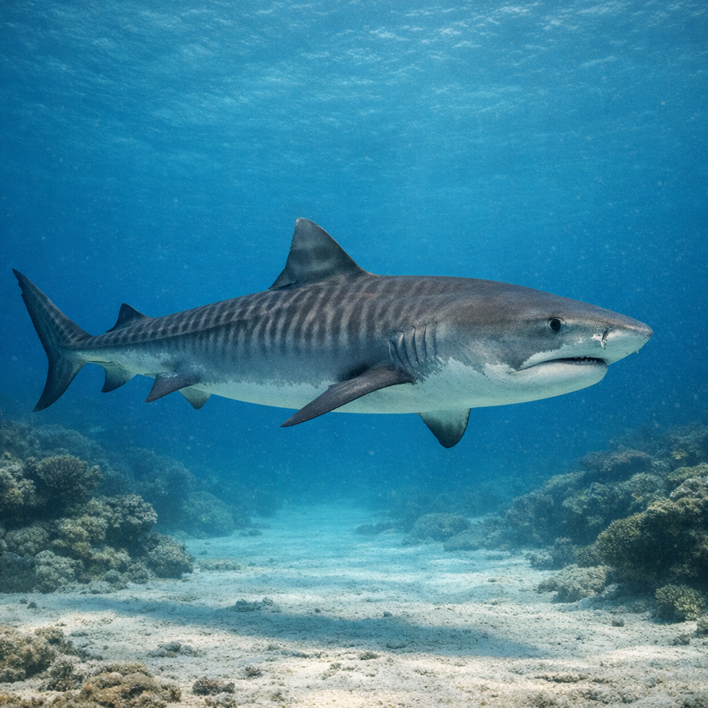 Tiger shark: Facts, Records, and How to Catch Them | FishyAF Species #