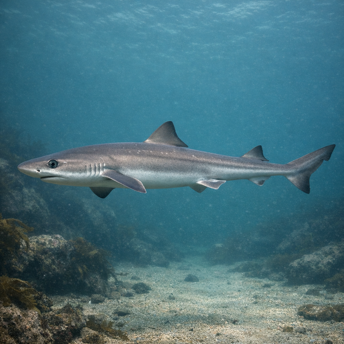 Tope shark: Facts, Records, and How to Catch Them | FishyAF Species #