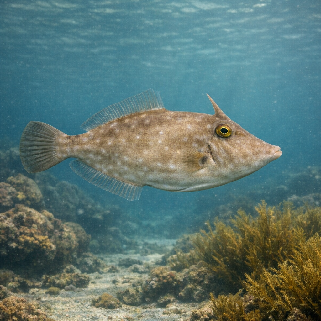 Unicorn leatherjacket filefish: Facts, Records, and How to Catch Them | FishyAF Species #