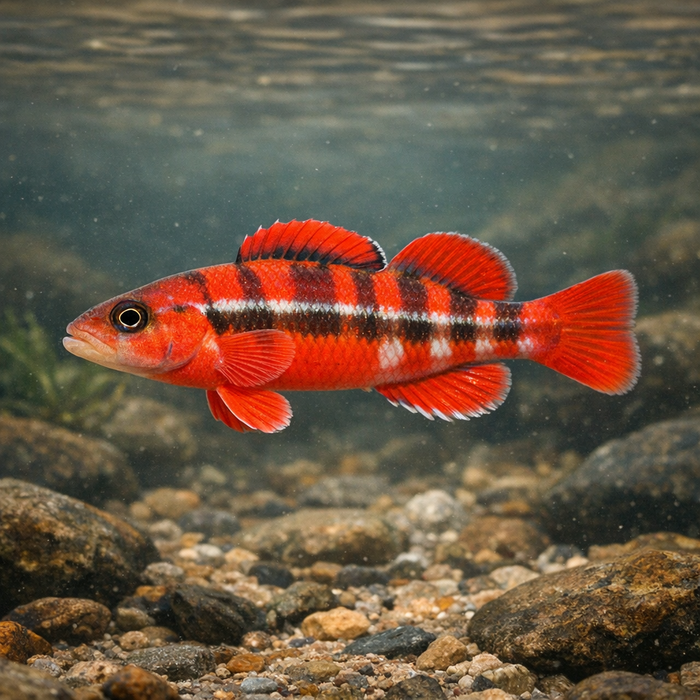 Vermilion darter: Facts, Records, and How to Catch Them | FishyAF Species #