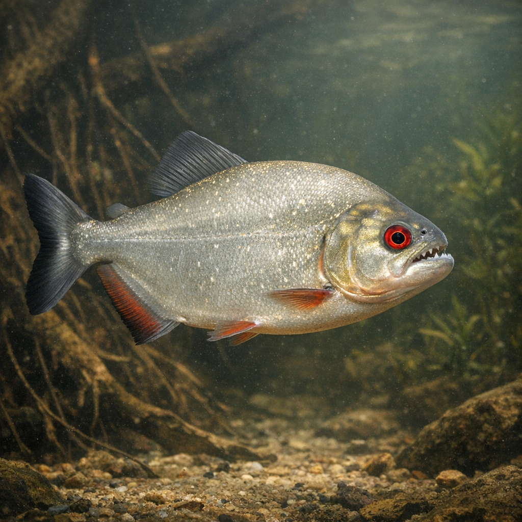 White piranha: Facts, Records, and How to Catch Them | FishyAF Species #