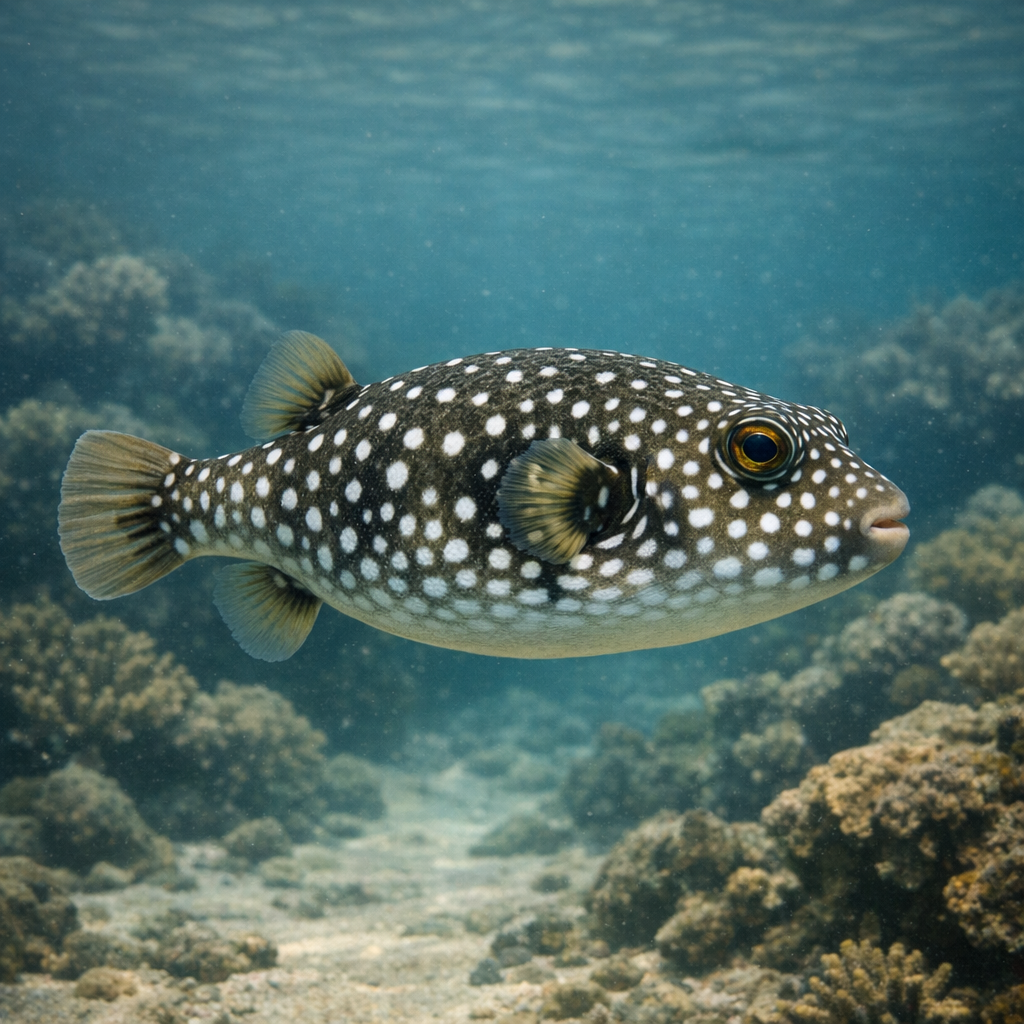 White-spotted puffer: Facts, Records, and How to Catch Them | FishyAF Species #
