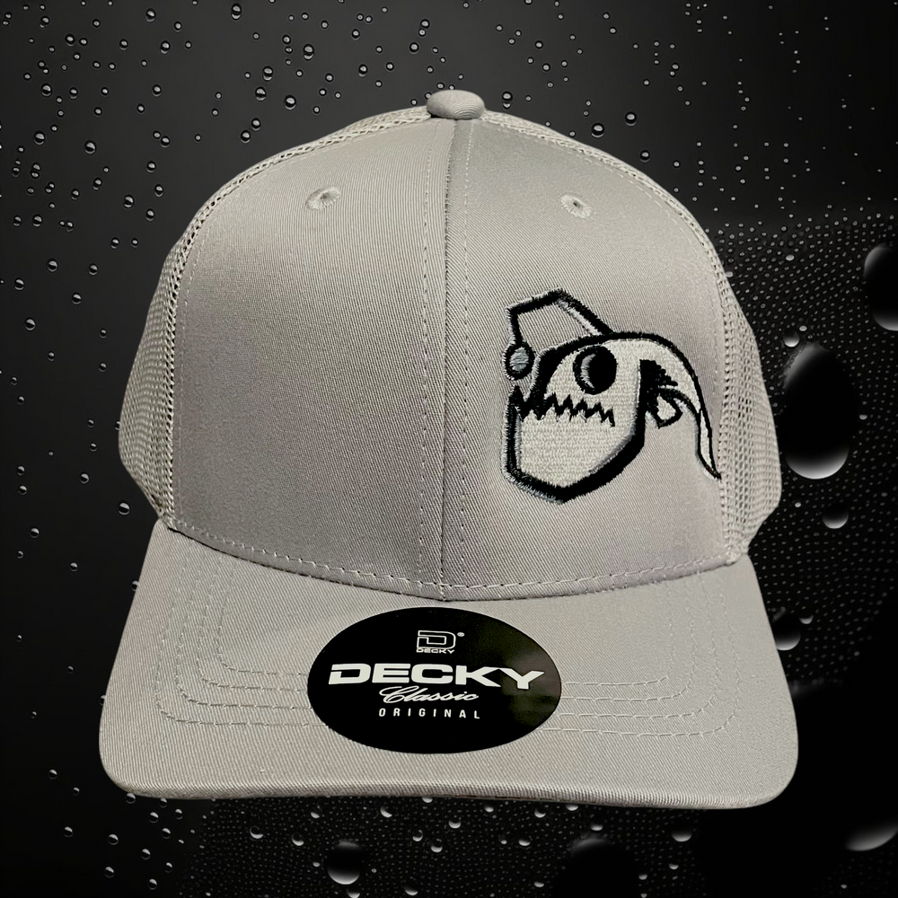 Angler Fish Youth Snapback - Grey