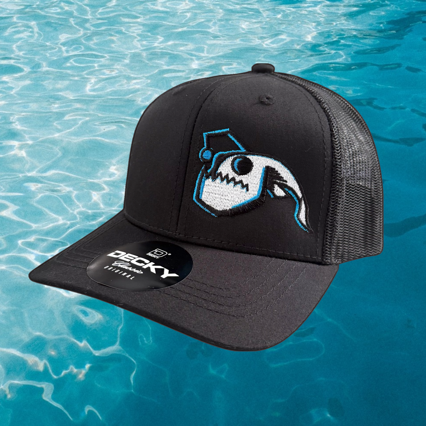 Angler Fish Youth Snapback - Black/Blue