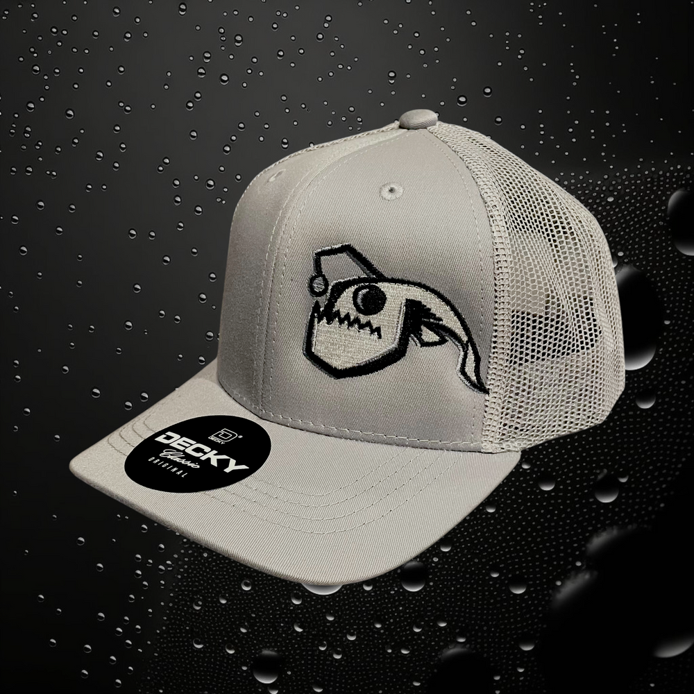 Angler Fish Youth Snapback - Grey