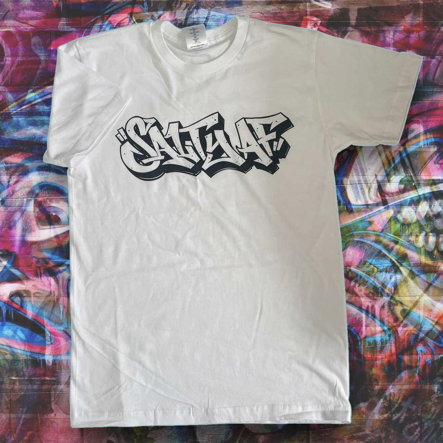 SaltyAF Graffiti Tee - White