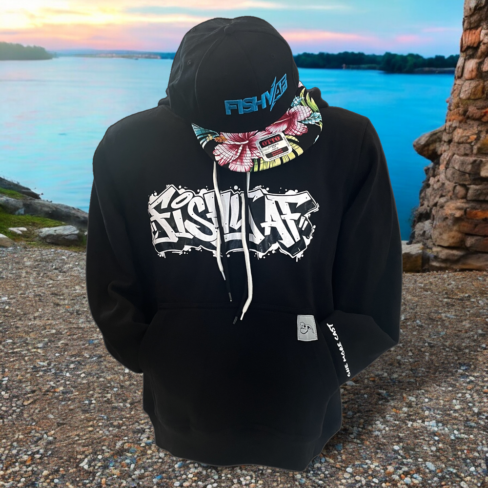 
                      
                        FishyAF Graffiti Hoodie - Black
                      
                    