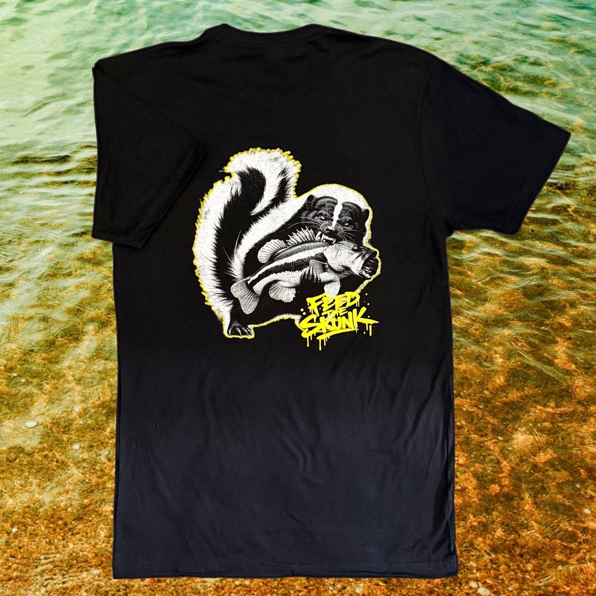 Feed the Skunk Tee - Black