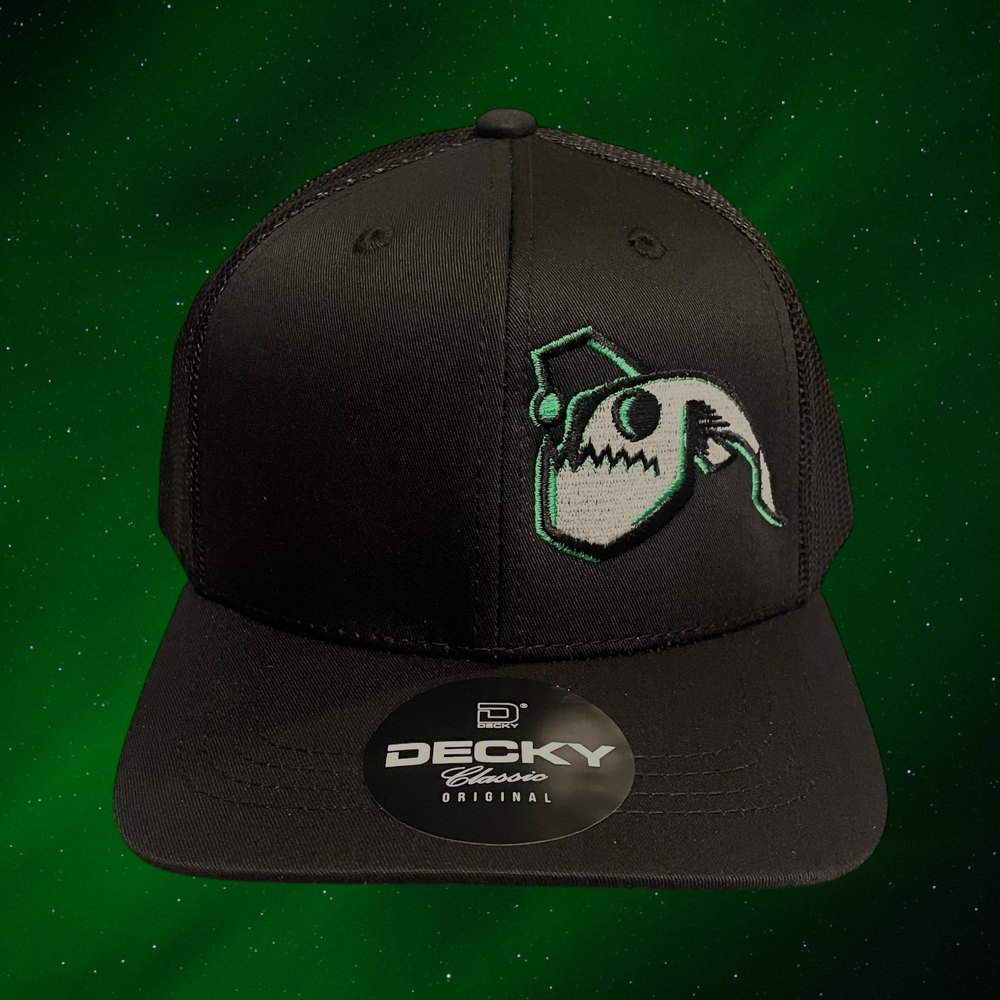 Angler Fish Youth Snapback - Black/Green