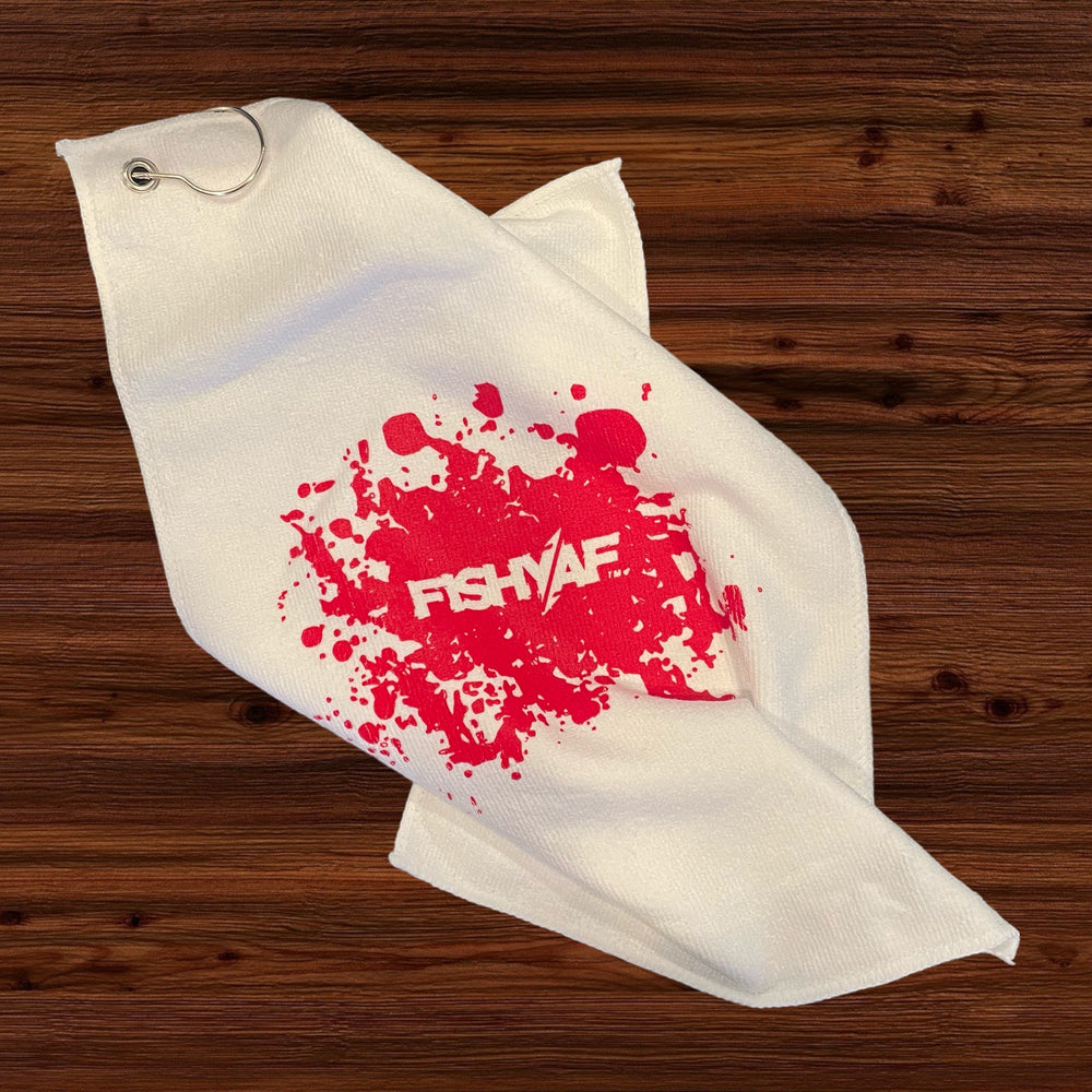 
                      
                        FishyAF Bait Towel - Blood Splatter
                      
                    