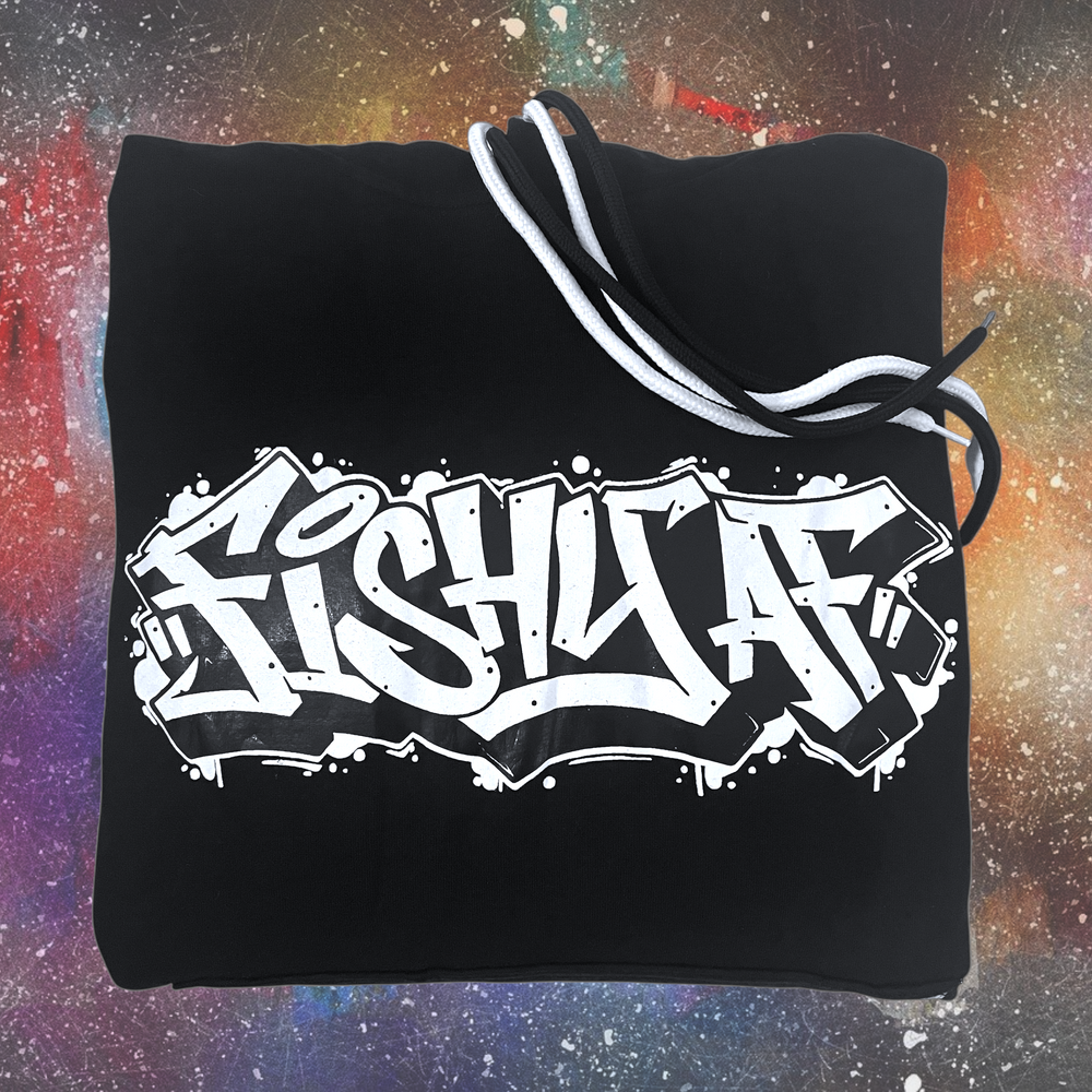 
                      
                        FishyAF Graffiti Hoodie - Black
                      
                    