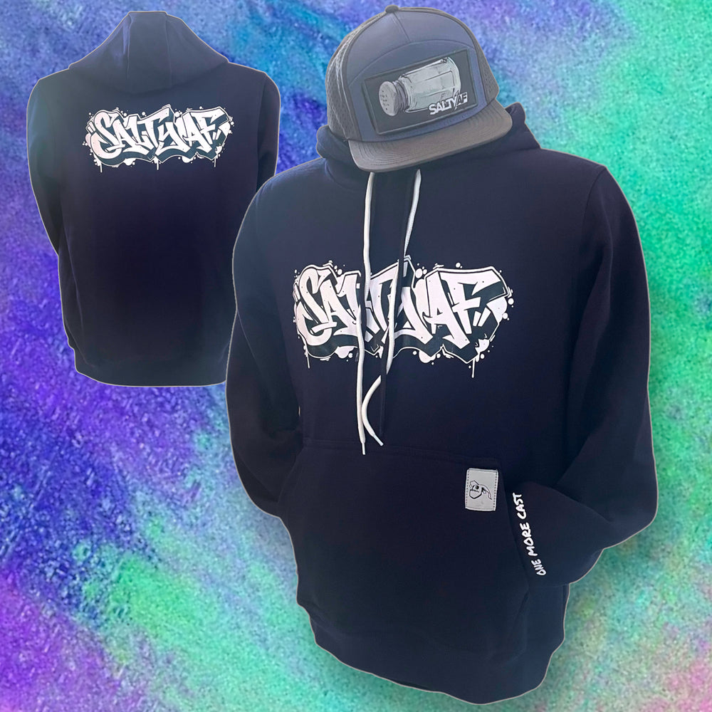 SaltyAF Graffiti Hoodie - Navy