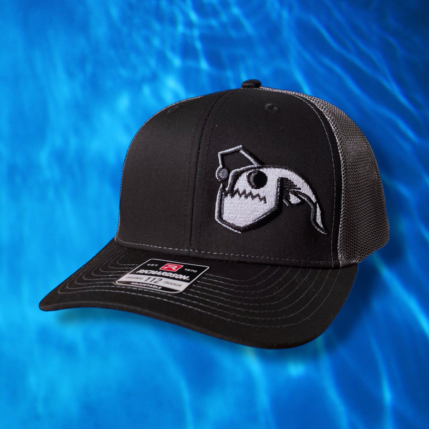 Angler Fish Snapback - Charcoal/Black