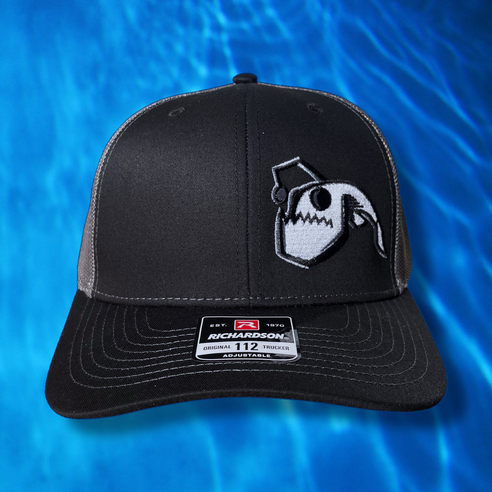 Angler Fish Snapback - Charcoal/Black