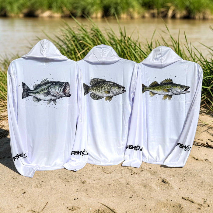 Freshwater 3-Pack FishyAF UPF Performance Hoodies