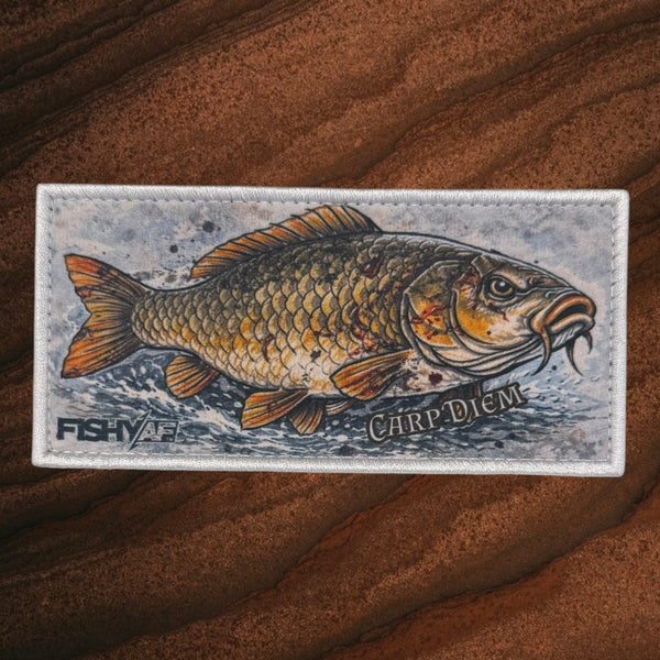 FishyAF Switchback Velcro Hook Patch - Carp Diem