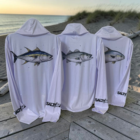 Saltwater 3-Pack SaltyAF UPF Performance Hoodies