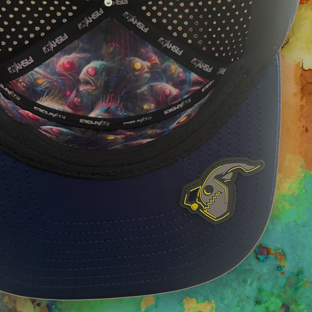 Angler Fish Elite Series Snapback - Blue/Grey