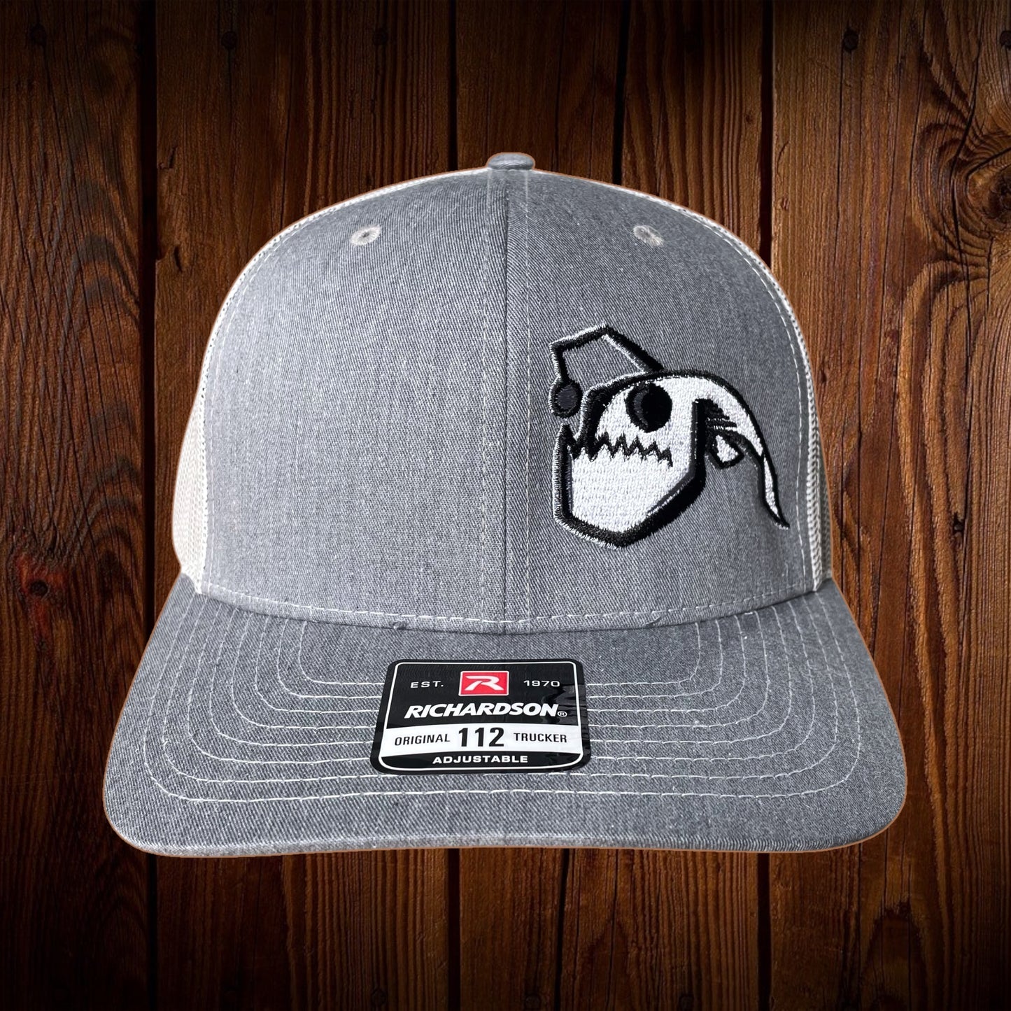 Angler Fish Snapback - Heather/Light Grey